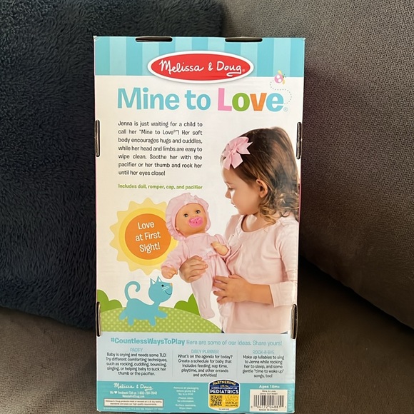 Melissa and Doug Baby Doll - Mine to Love Jenna Brand New in box NWT - Picture 2 of 5